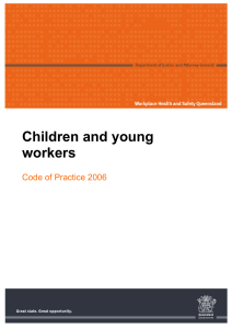 Children and Young Workers Code of Practice 2006