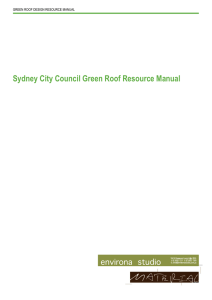 Sydney City Council Green Roof Resource Manual