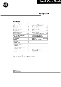 Refrigerator - GE Appliances