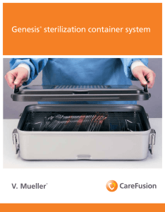 Genesis® sterilization container system