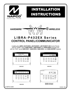 Libra P432EX v30 Installation Manual