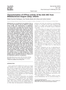 Characterization of ATPase activity of the AAA ARC from