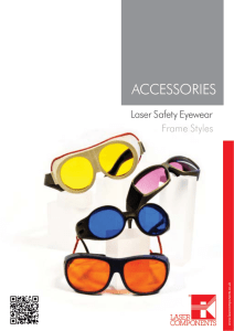Laser Safety Eyewear