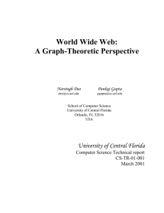 World Wide Web: A Graph-Theoretic Perspective