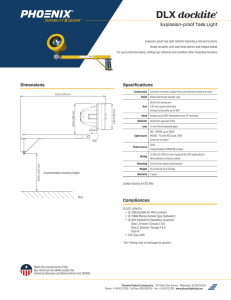 DLX Spec Sheet - Phoenix Lighting