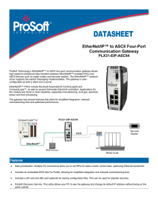datasheet - ProSoft Technology