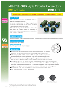 MIL-DTL-5015 Style Circular Connectors