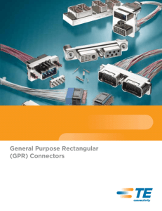 General Purpose Rectangular (GPR) Connectors