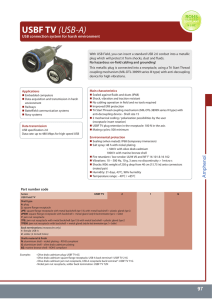 USBF TV (USB-A) - Amphenol Socapex