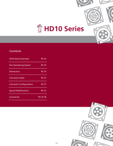 HD10 Connectors PDF