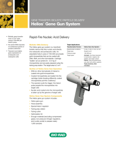 Helios® Gene Gun System - Bio-Rad