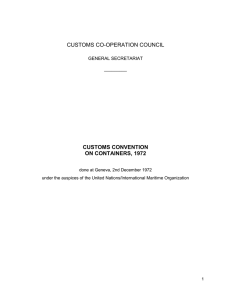 Table of Contents - World Customs Organization