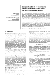 Comparative Study of Gamma and Neutron Irradiation Effects on the