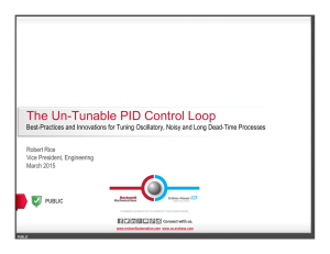 The Un-Tunable PID Control Loop