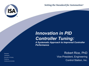 Innovation in PID Controller Tuning: A Systematic Approach to