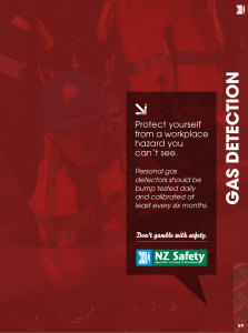 gas detection - NZ Safety Online Catalogue