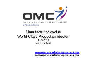 World-Class Production @ OMC