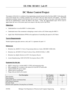 ECE 3306 Electronic Design with Microprocessor Applications