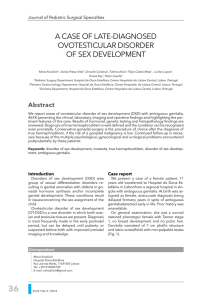 a case of late-diagnosed ovotesticular disorder of sex development