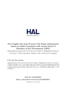 New insights into type II Germ Cell Tumor pathogenesis based