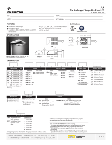 The Archetype® Large PicoPrism LED