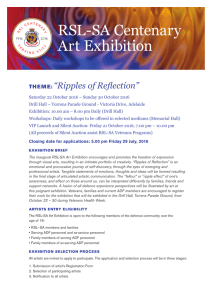 RSL-SA Centenary Art Exhibition