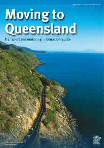 Moving to Queensland—Transport and motoring information guide