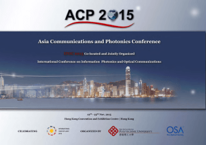 Here - Asia Communications and Photonics Conference (ACP)