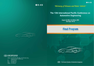 Final Program Downloa - International Journal of Automotive