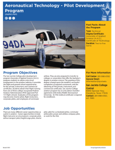 Aeronautical Technology - Pilot Development