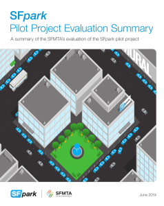 SFpark: Pilot Project Evaluation Summary