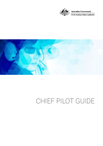 Chief Pilot Guide - Civil Aviation Safety Authority
