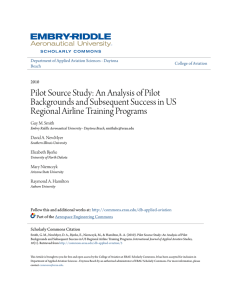 Pilot Source Study - ERAU Scholarly Commons - Embry