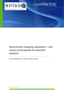 Deterministic frequency deviations – root causes and