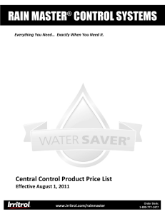 Everything You Need… - Rain Master Control Systems