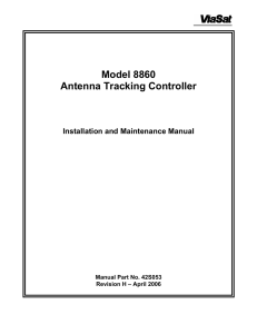 Model 8860 Antenna Tracking Controller