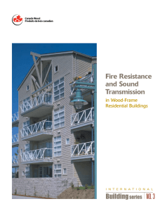 Fire Resistance and Sound Transmission