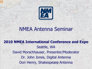 NMEA Antenna Seminar