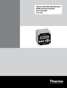 AquaSensors™ AV88 Universal Analyzer and Controller