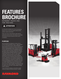 Raymond Lift Trucks Features Brochure