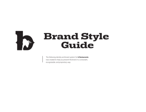Brand Style Guide - burgers - beer