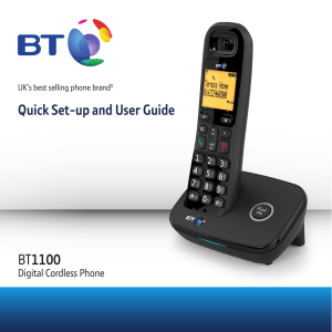 BT 1100 Manual