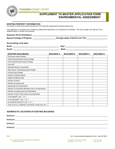 Environmental Assessment Form