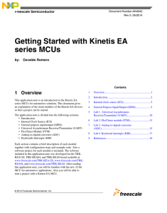 AN4942, Getting Started with Kinetis EA series MCUs