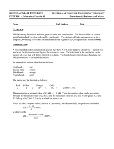 Lab Experiment #1