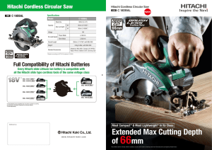 Extended Max Cutting Depth of 6 6mm