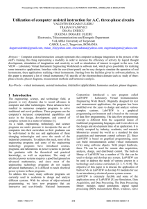 Utilization of computer assisted instruction for A.C. three