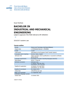 bachelor in industrial and mechanical engineering