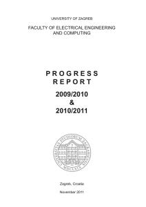 FER Progress Report 2009-2011