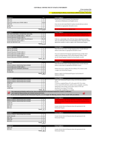 Academic Map - Central Connecticut State University